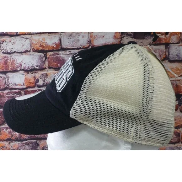 NWT Las Vegas Raiders NFL Team Headwear Black & White Trucker Hat Cap - Picture 6 of 10